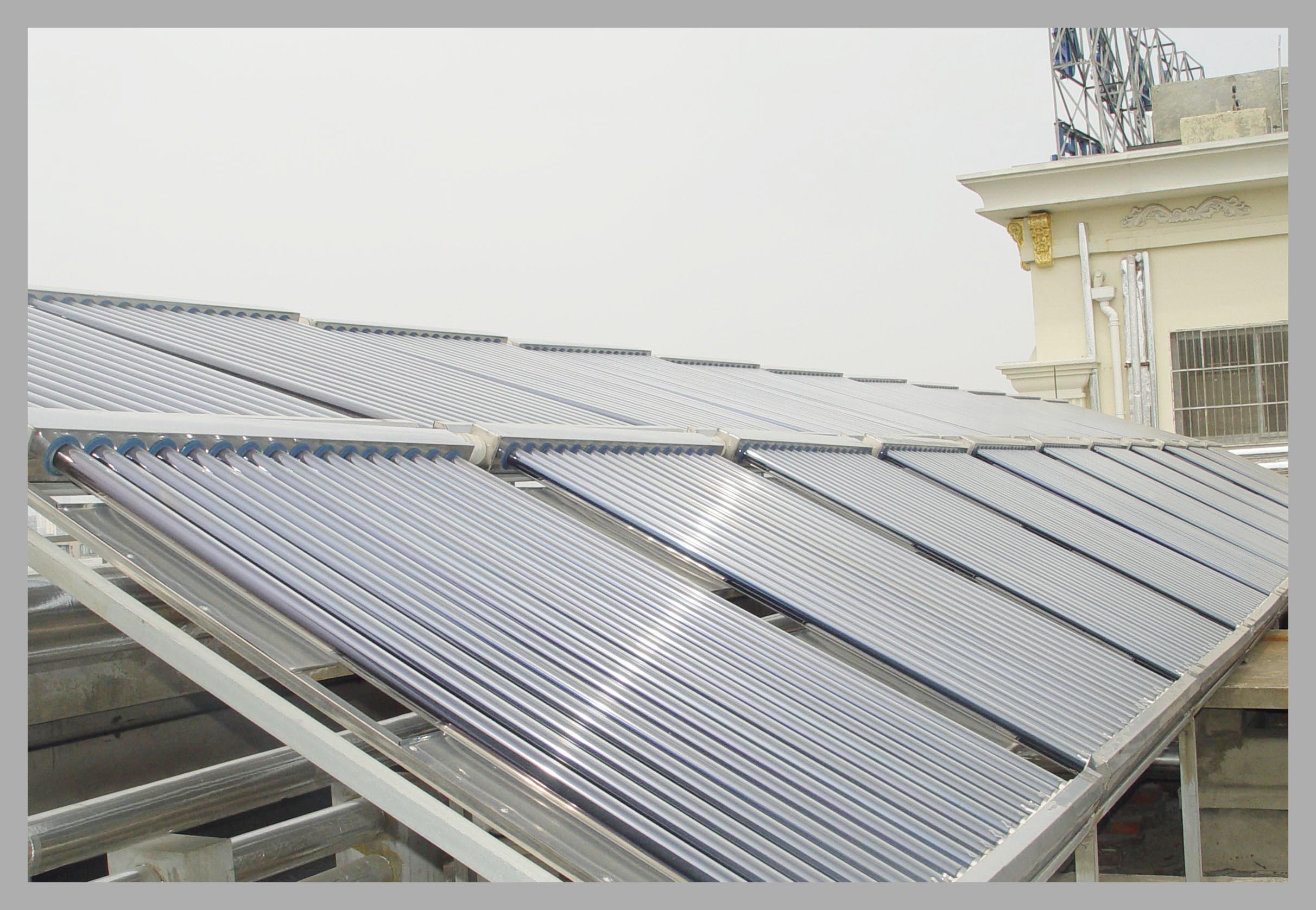 Factory and solar panels